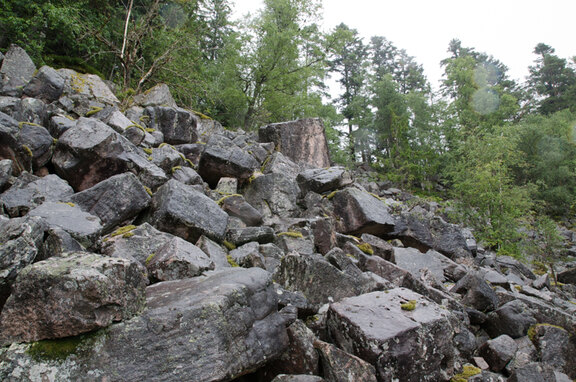 Riesige Sandsteinblöcke am Ochsenkopf